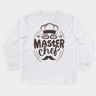 Master Chef Art Kids Long Sleeve T-Shirt